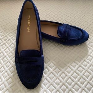 Madden girl velvet loafers
